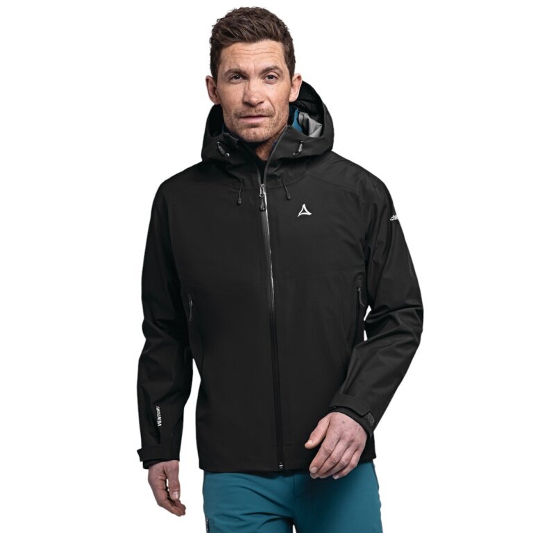 Schöffel Wanderjacke Hiking Style Cascata MNS (wasserdicht, atmungsaktiv) schwarz Herren