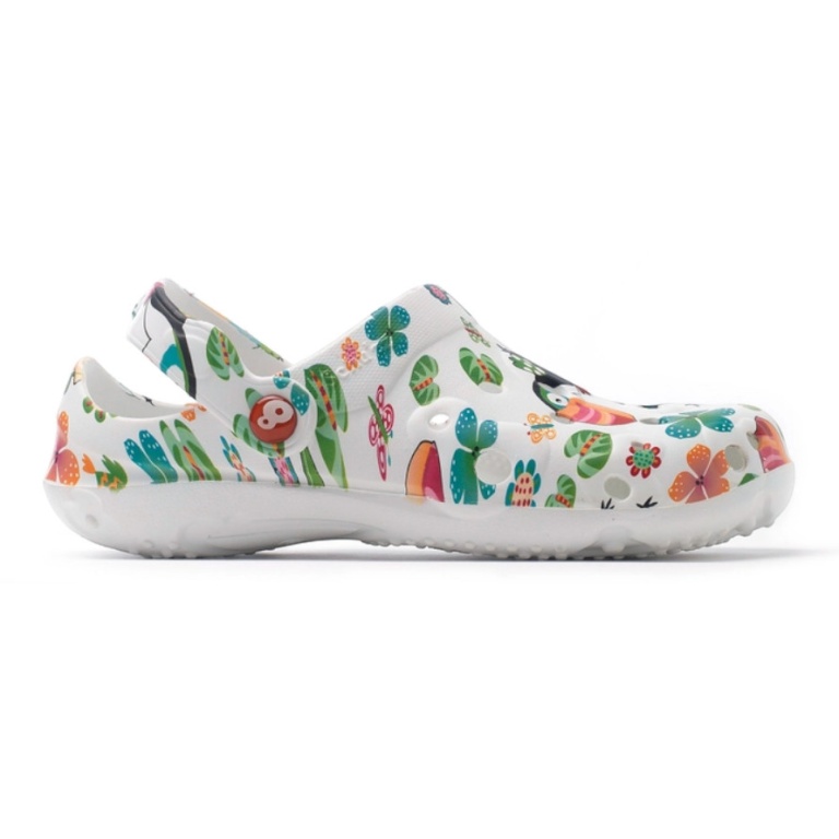 Schu'zz Sandale Globule Clog Toucan weiss/bunt Damen