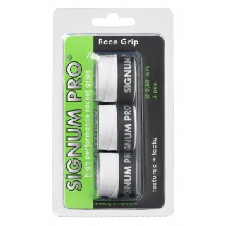 Signum Pro Overgrip Race 0.6mm weiss 3er