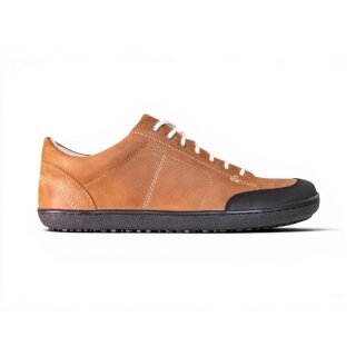 Sole Runner Barfussschuhe Sneaker Ares Cognac (Nubukleder) braun