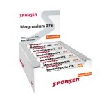 Sponser Magnesium 375 Ampulle (für Muskelfunktion, ElektrolyteBalance und Energiestoffwechsel) 30x25ml Box