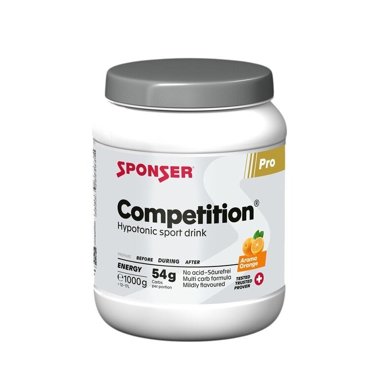 Sponser Sportgetränk Energy Competition (säurefrei, hypotonisch) Orange 1000g Dose