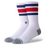 Stance Tagessocke Crew Boyd Staple weiss/rot/blau - 1 Paar