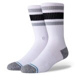 Stance Tagessocke Crew Boyd Staple weiss/schwarz/grau - 1 Paar
