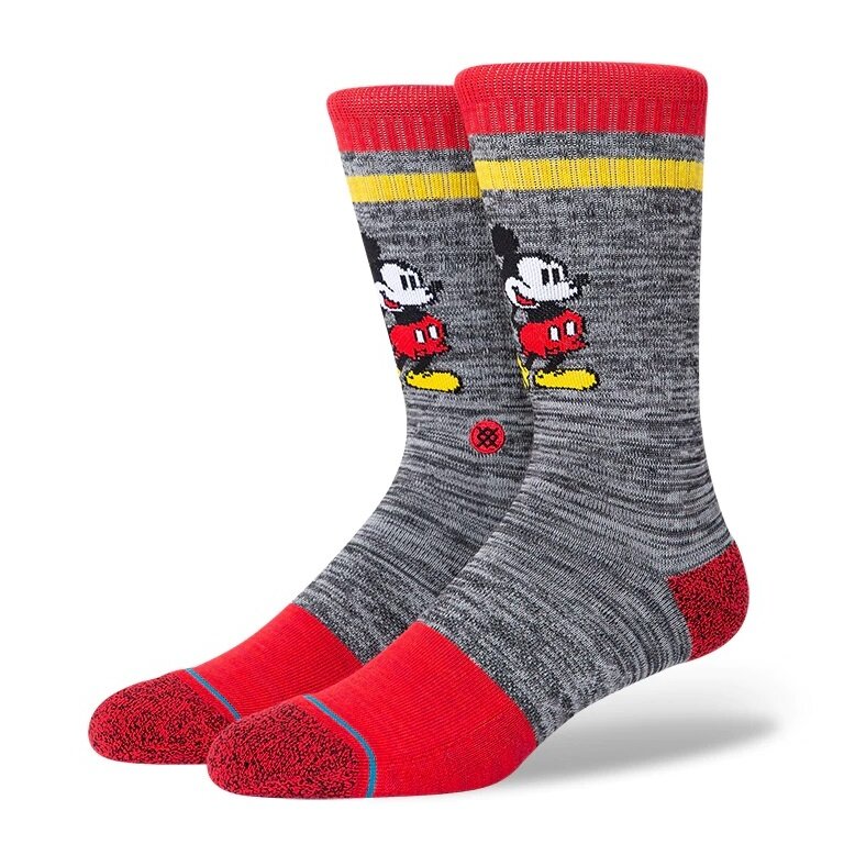 Stance Tagessocke Crew Vintage Disney 2020 Micky Maus grau/rot - 1 Paar