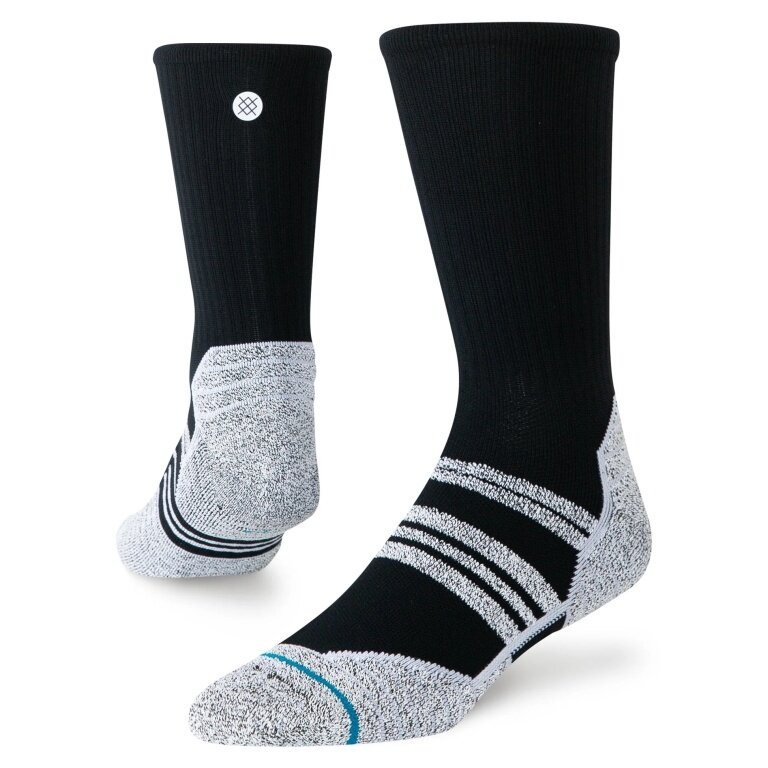 Stance Sportsocke Crew Fusion Grip schwarz - 1 Paar