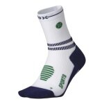 STOX Energy Socks Sportsocke Kompression Sports Ankle Socks (gezielte Kompression) weiss/navy/grün Herren - 1 Paar