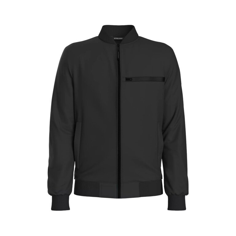 STRELLSON Blouson-Übergangsjacke Clearwater Flex (wind- und wasserfest) schwarz Herren