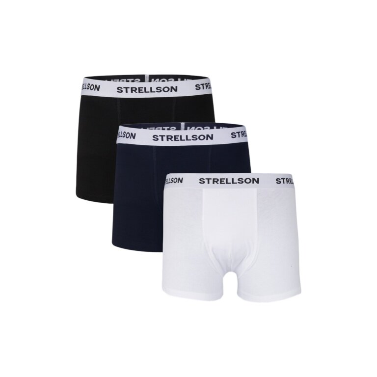 STRELLSON Boxershort (3er-Pack) navyblau/schwarz/weiss Herren - 3 Stück