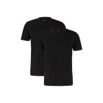 STRELLSON Tshirt V-Neck (2er-Pack) schwarz Herren - 2 Stück