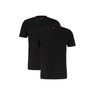 STRELLSON Tshirt V-Neck (2er-Pack) schwarz Herren - 2 Stück