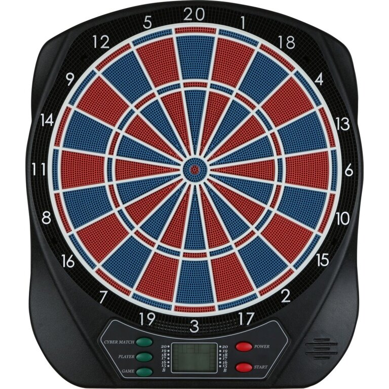 Sunflex Dartscheibe Elektronik Primo - bis zu 8 Spieler inkl. 6 Darts, besitzt 21 Spielmodi mit 65 Variationen - 1 Stück