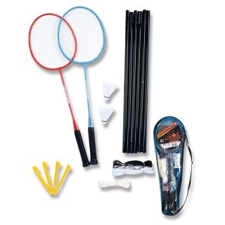 Sunflex Badminton Matchmaker Set Pro (2x Schläger, 2x Bälle, 1x Netz, 1x Tasche)