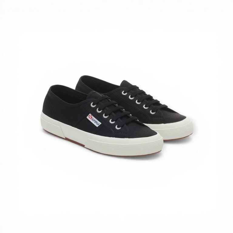 Superga Sneaker Cotu Classic 2750 Black-F Avorio schwarz/weiss Damen