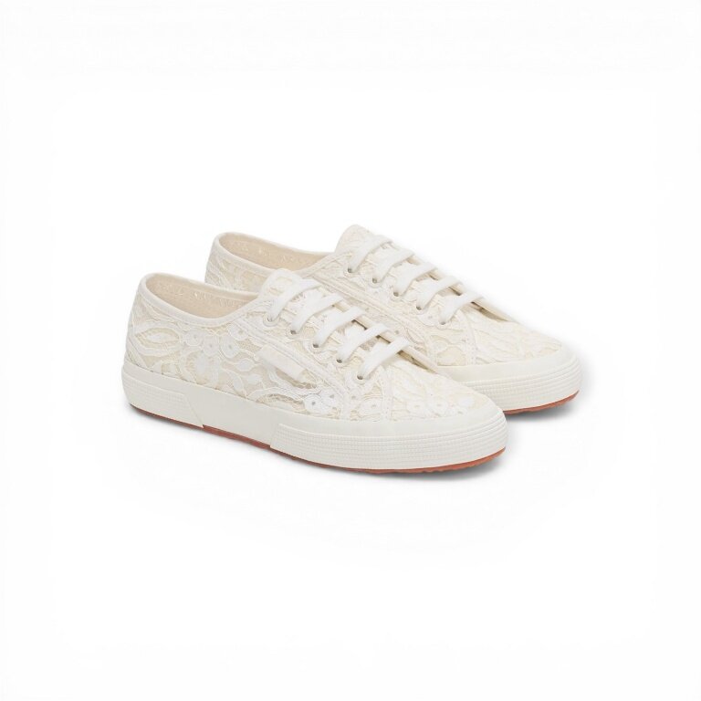 Superga Sneaker Pizzo Macrame 2750 weiss Damen