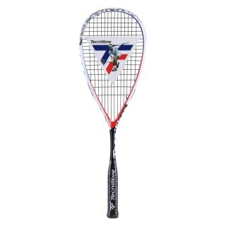 Tecnifibre Squashschläger Carboflex 130 Airshaft 130g/kopflastig schwarz/weiss - besaitet -