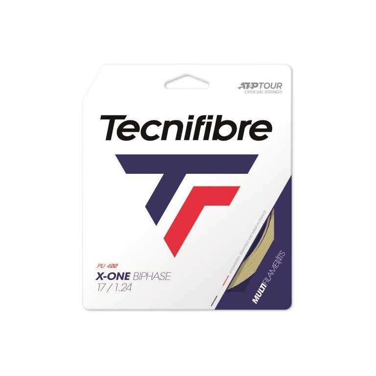 Besaitung mit Tennissaite Tecnifibre X-One Biphase natur
