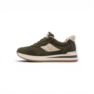 Tamaris Wide Fit Sneaker (Leder/Textil/Synthetik) 8-83703-47 dunkelgrün Damen