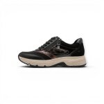 Tamaris Wide Fit Sneaker (Materialmix, mit seitlichen Reissverschluss) 8-83705-45 schwarz Damen