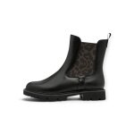 Tamaris Wide Fit Stiefelette Chelsea (Leder) 8-85402-47 schwarz/leo Damen
