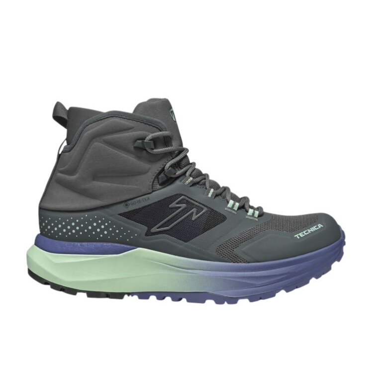 Tecnica Wanderschuhe Agate S MID GTX (wasserdicht, Synthetic, Speed-Hiking) schwarz/violett Damen
