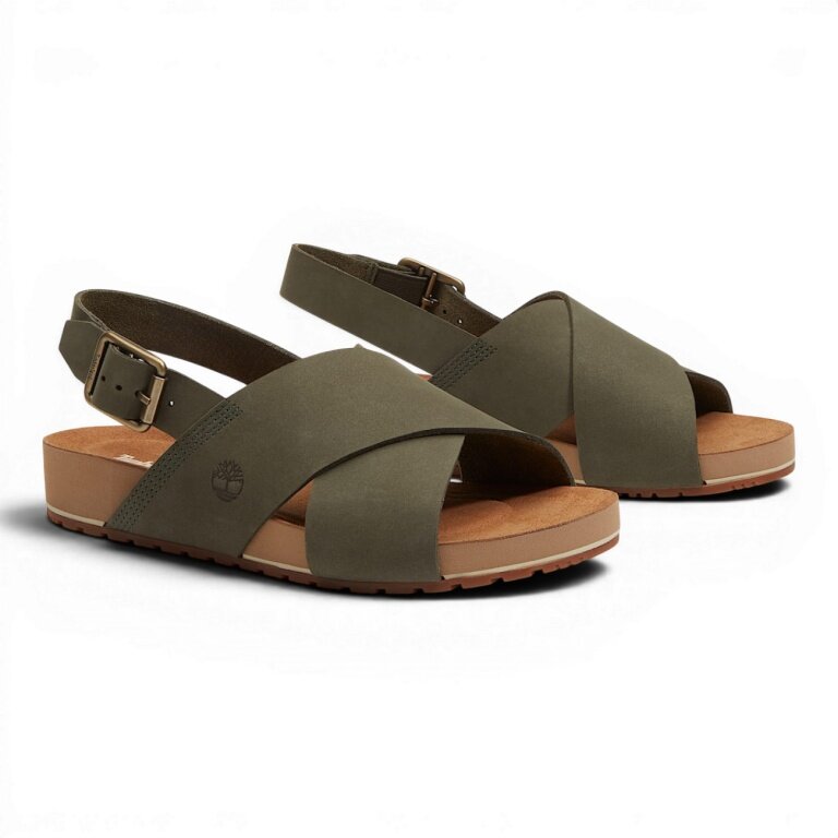 Timberland Sandale Malibu Waves Basic Backstrap dunkelgrün Damen