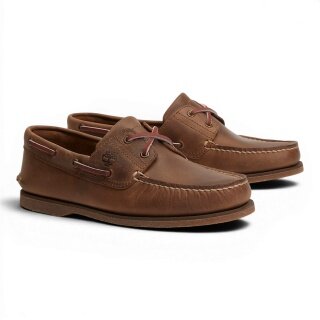 Timberland Bootsschuhe Classic 2-Eye Boat (Premium Leder) braun Herren