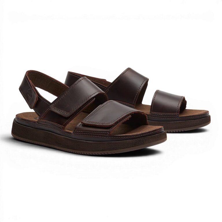 Timberland Sandale Casco Cove (Premium Leder) dunkelbraun Herren