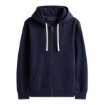 Tommy Hilfiger Kapuzenpullover Full Zip Fleece-Hoodie (Baumwollmix) navyblau Herren
