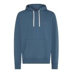 Tommy Hilfiger Kapuzenpullover Essential Seasonal Fleece-Hoodie (Baumwollmix) seablau Herren