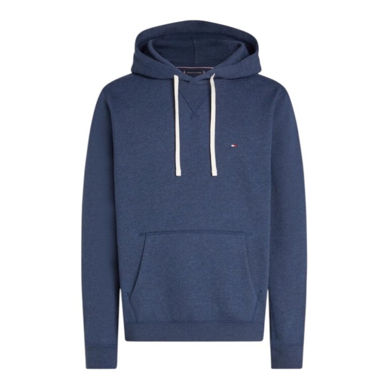 Tommy Hilfiger Kapuzenpullover Essential Seasonal Fleece-Hoodie (Baumwollmix) dunkelblau Herren