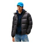 Tommy Jeans Winter-Daunenjacke Essential Down Jacket EXT mit Kapuze (warm, wasserabweisend) schwarz Herren