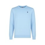 U.S. Polo Assn. Pullover Crewneck US16859 (100% Baumwolle) hellblau Herren