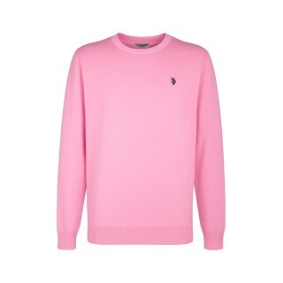 U.S. Polo Assn. Pullover Crewneck US16859 (100% Baumwolle) hellrosa Herren