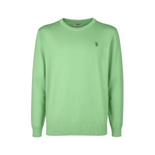 U.S. Polo Assn. Pullover Crewneck US16859 (100% Baumwolle) salbeigrün Herren