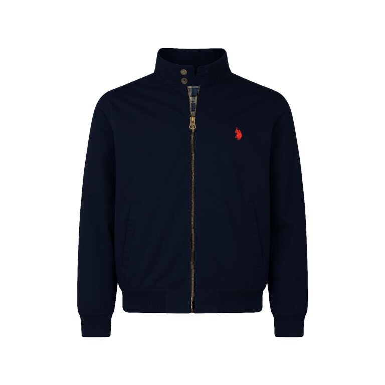 U.S. Polo Assn. Blouson-Übergangsjacke US16835 (Baumwolle) schwarz Herren