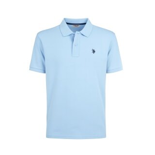 U.S. Polo Assn. Freizeit-Polo US16147 (Baumwolle) hellblau Herren