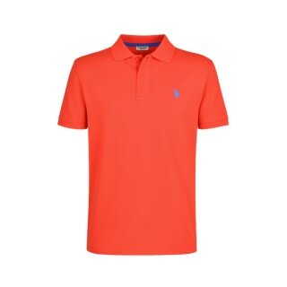 U.S. Polo Assn. Freizeit-Polo US16147 (Baumwolle) rot Herren