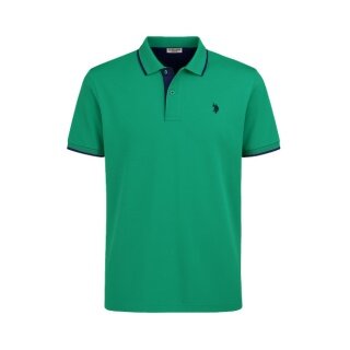 U.S. Polo Assn. Freizeit-Polo US16300 (Baumwolle) grün Herren
