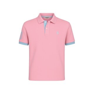 U.S. Polo Assn. Freizeit-Polo US16927 (100% Baumwolle) hellrosa Herren