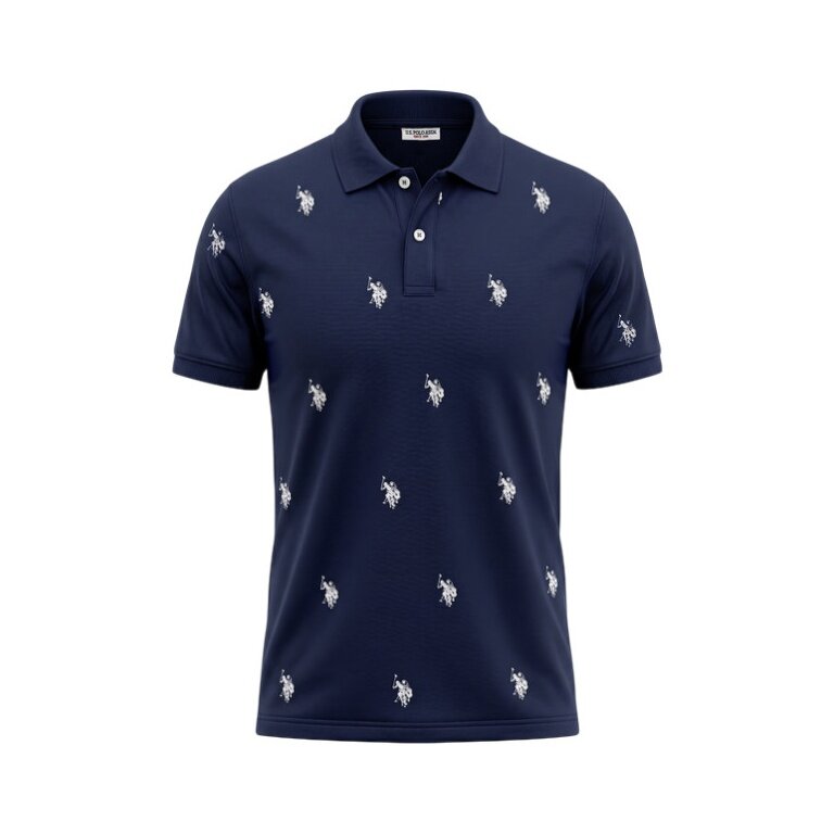 U.S. Polo Assn. Freizeit-Polo US16960 (Baumwolle) navyblau Herren