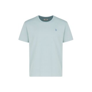 U.S. Polo Assn. Freizeit-Tshirt US16821 (Baumwolle) hellblau Herren