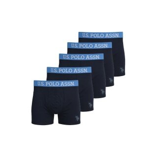 U.S. Polo Assn. Unterwäsche Boxershorts US16133 (Baumwolle) schwarz Herren - 5 Stück