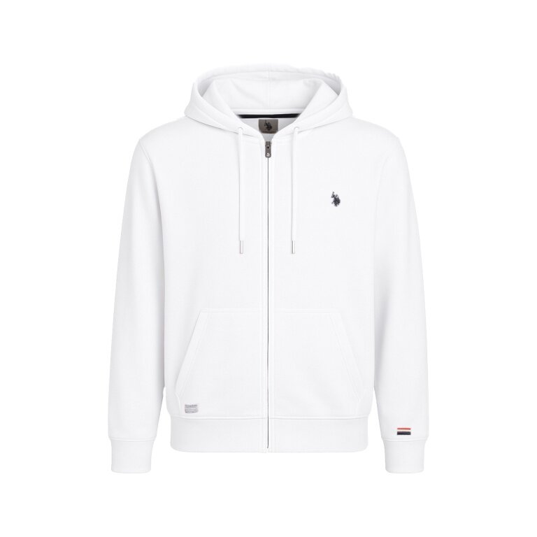 U.S. Polo Assn. Kapuzenpullover Sweat Hoodie (100% Baumwolle) weiss Herren