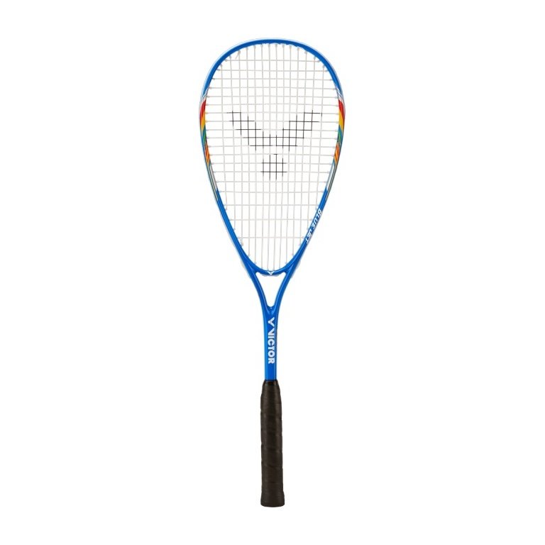 Victor Squashschläger Blue Jet (185g/ausgewogen/Freizeit) - besaitet -