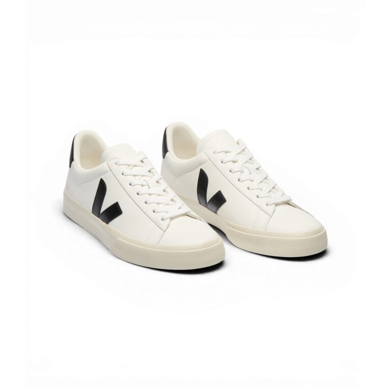 Veja Sneaker Campo (Leder) weiss/schwarz
