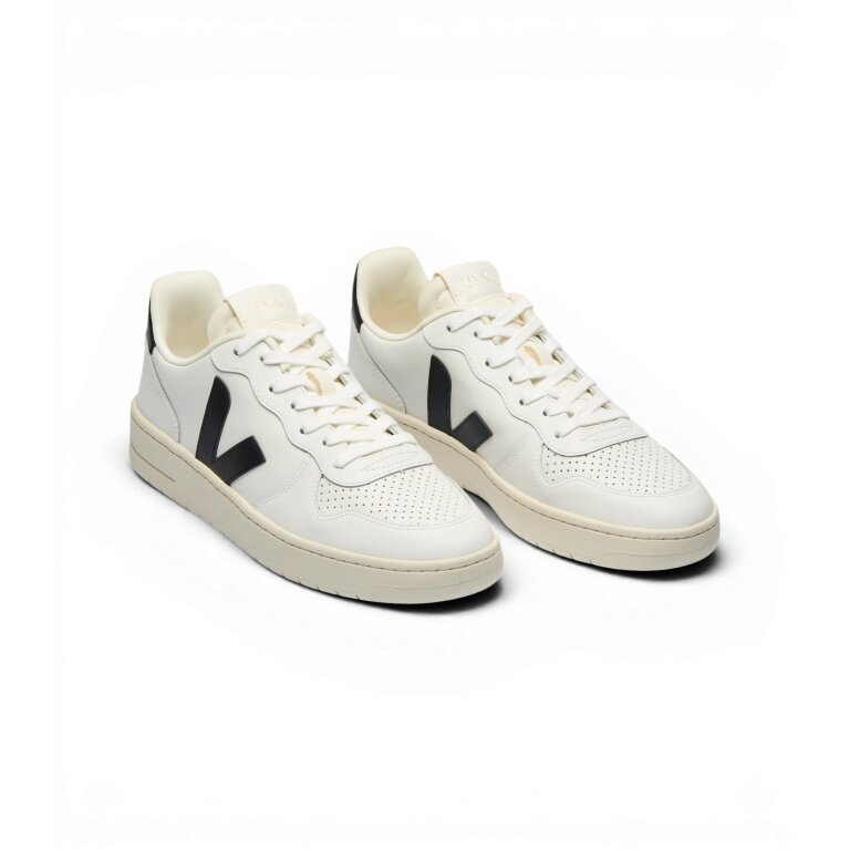 Veja Sneaker V-10 Prime (Leder) weiss/schwarz