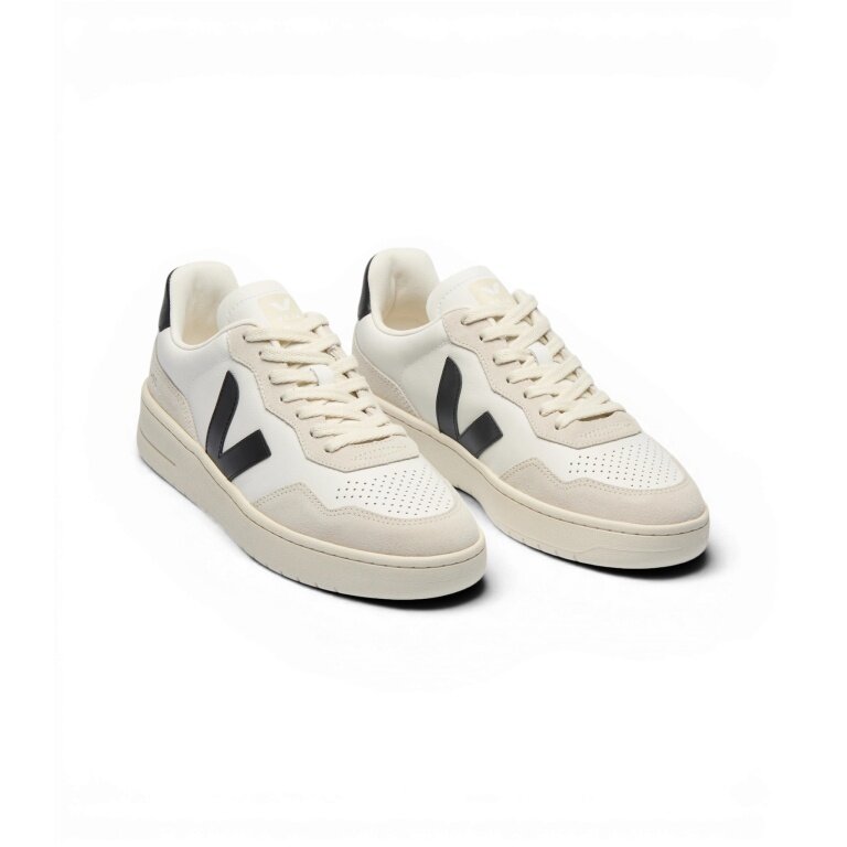 Veja Sneaker V-90 (Leder) weiss/schwarz/beige