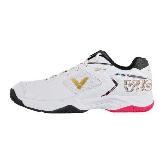 Victor Hallen-Indoorschuhe P9200TD AH weiss/schwarz/rot Herren