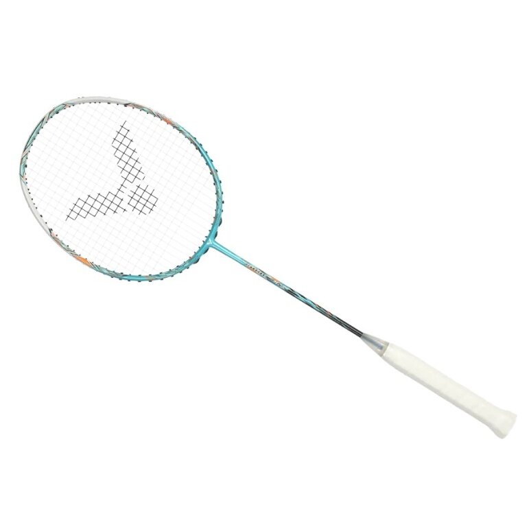 Victor Badmintonschläger Jetspeed S 12 TD (ausgewogen, kopflastig) blaugrün - unbesaitet -